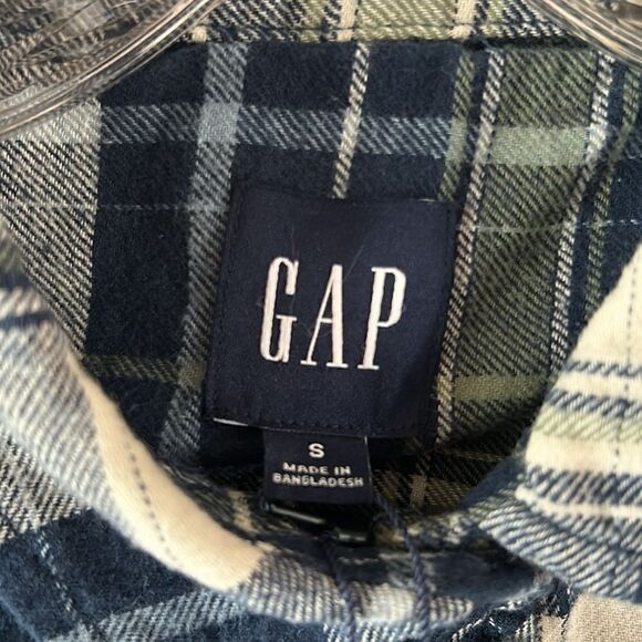 NEW Gap Relaxed Fit Flannel Shirt - Picture 4 of 5